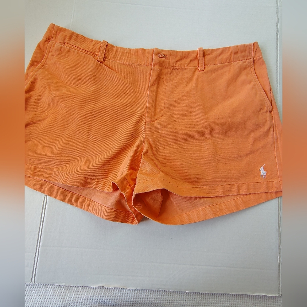Ralph Lauren Orange Women's Chino Shorts